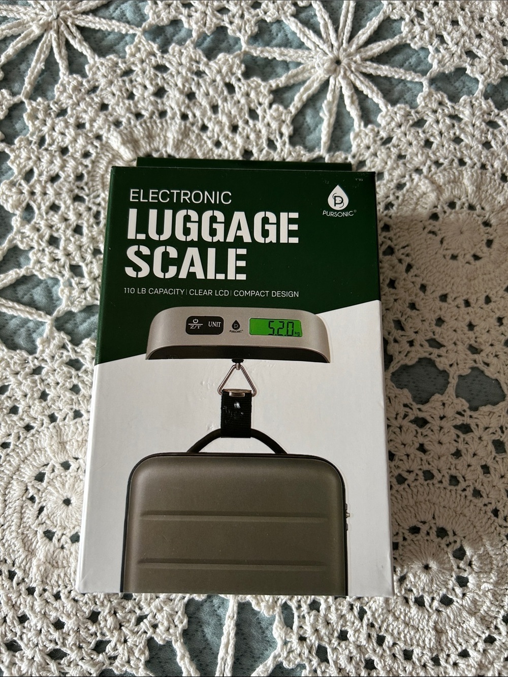 Digital Luggage Scale - Silver & Black
